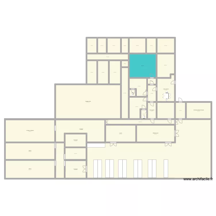 Fromagerie Durand vierge. Plan de 