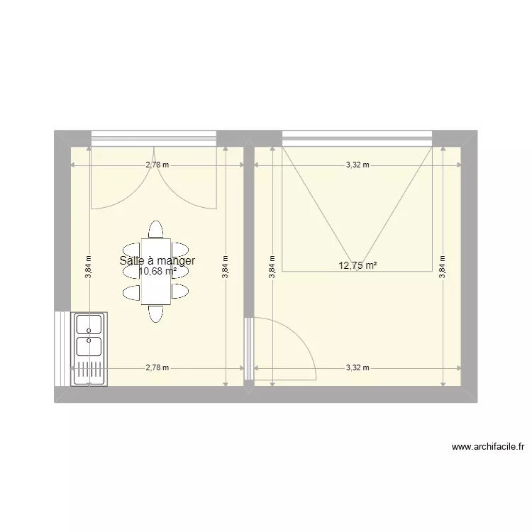 Projet LACHAL. Plan de 