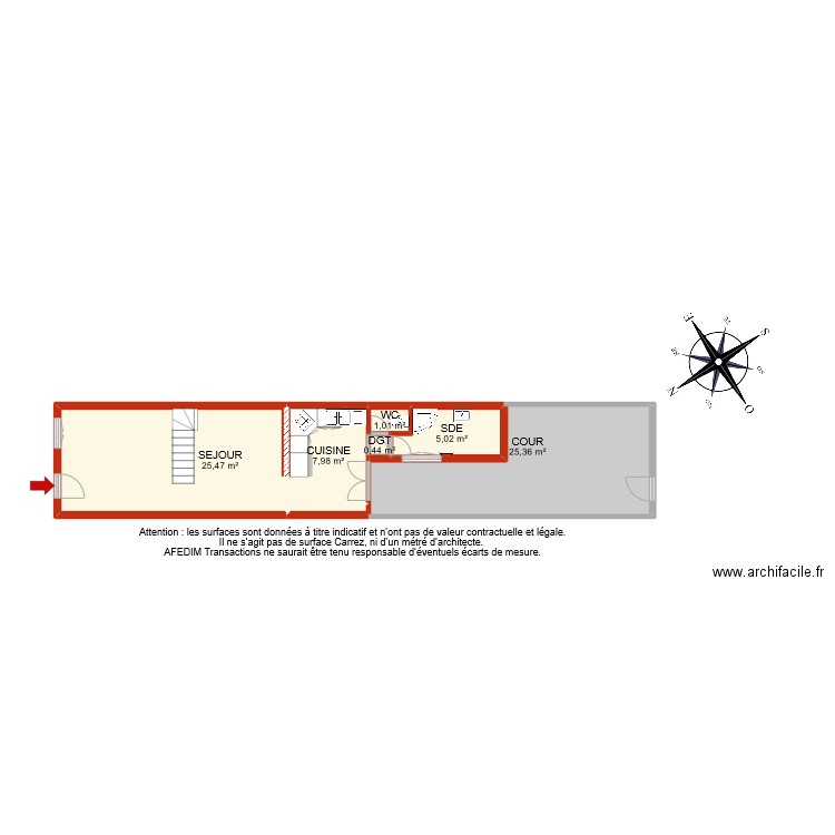 BI 7857 RDC. Plan de 0 pièce et 0 m2