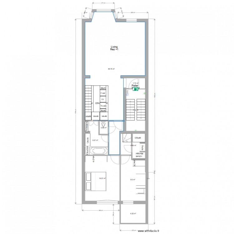 Marie José Rez1 Elec communs. Plan de 0 pièce et 0 m2