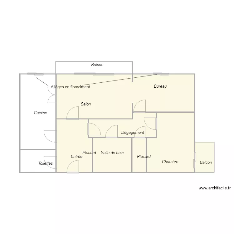 Croquis MUSSET. Plan de 