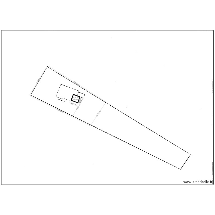 DP1 plan de situation-APRES. Plan de 1 pièce et 20 m2