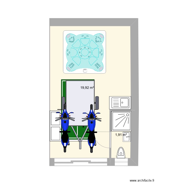 Carport. Plan de 0 pièce et 0 m2