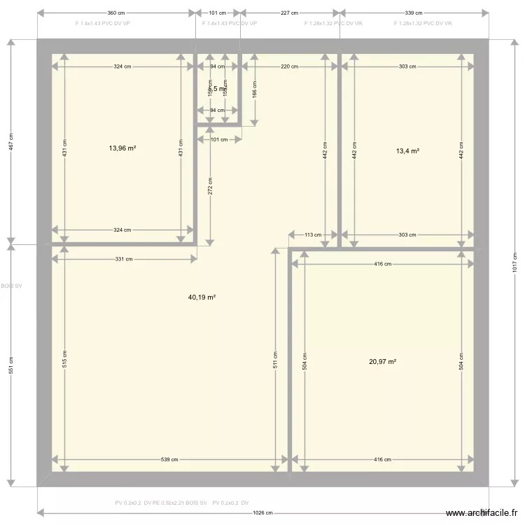Boa n&rsquo;a. Plan de 