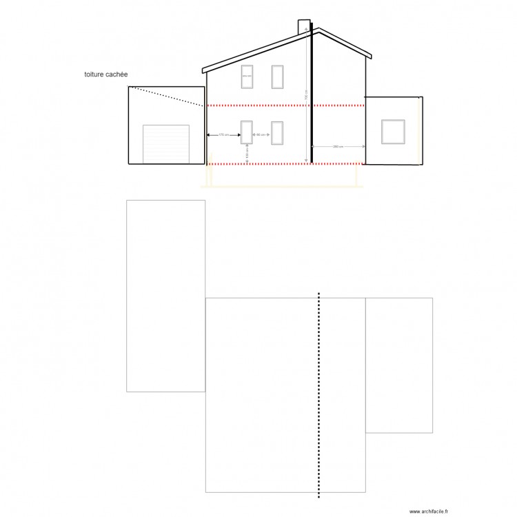 pelletFacadeouest1. Plan de 0 pièce et 0 m2