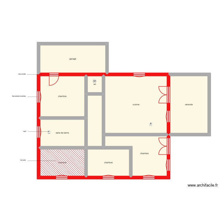 DEMALS PONS &eacute;tape 1. Plan de 0 pièce et 0 m2