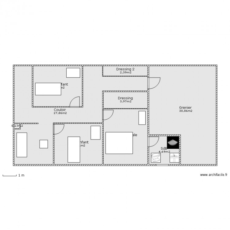 comble  4.2.1. Plan de 0 pièce et 0 m2