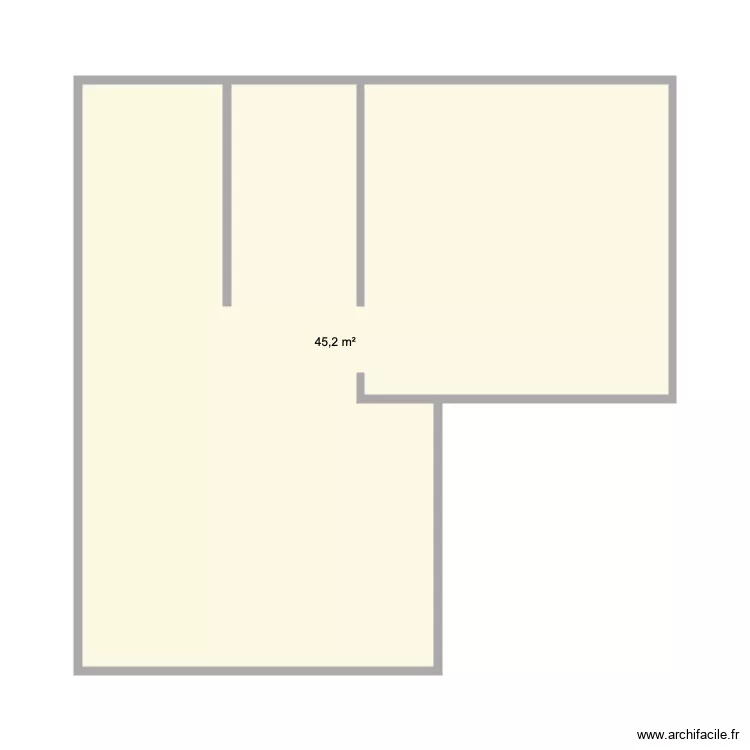 plage petit maison . Plan de 