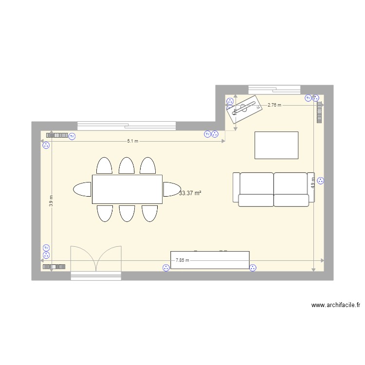 Sejour Corot. Plan de 0 pièce et 0 m2