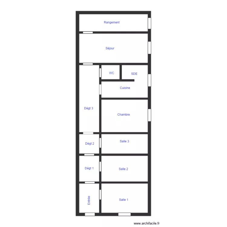 DELEU ANNEXES. Plan de 