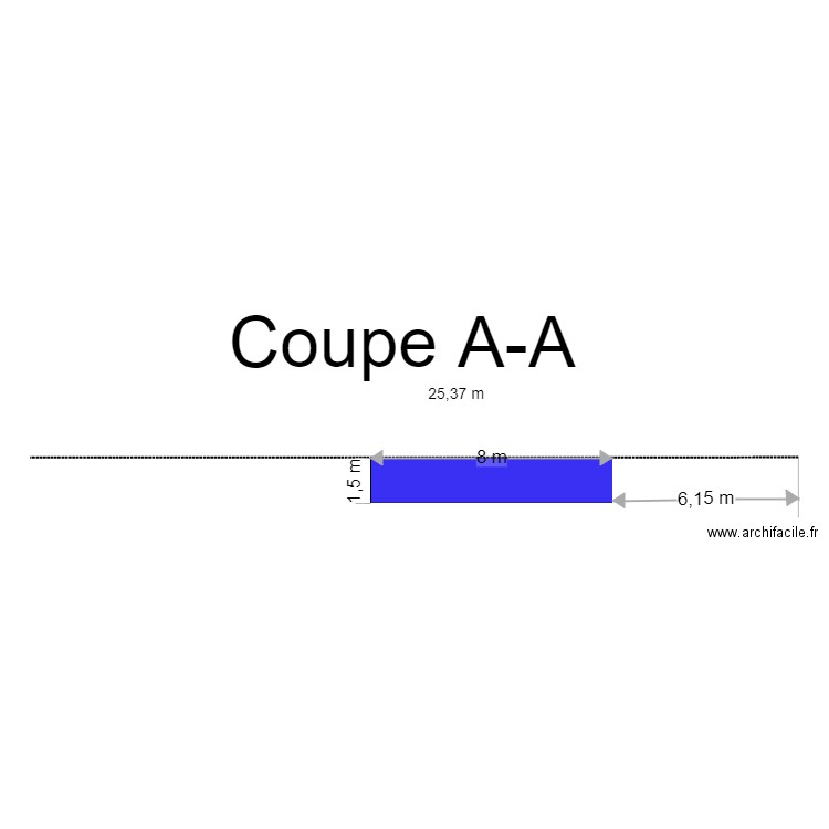Coscolleda coupe A A. Plan de 0 pièce et 0 m2
