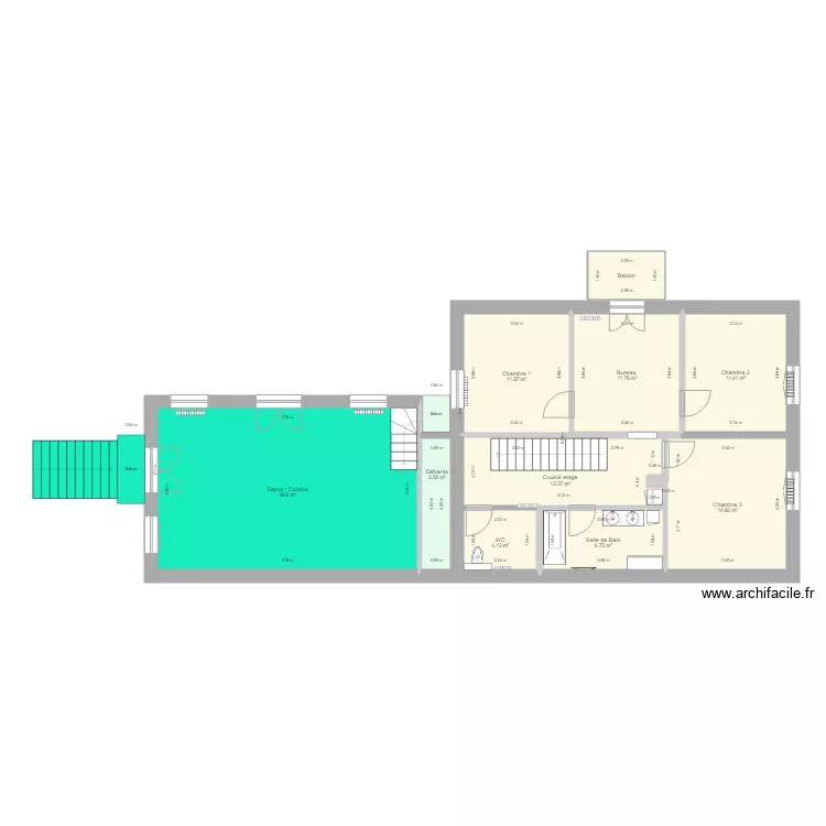 Chemin de fer 1 etage dimensions. Plan de Chemin de fer 1 etage dimensions. Plan de