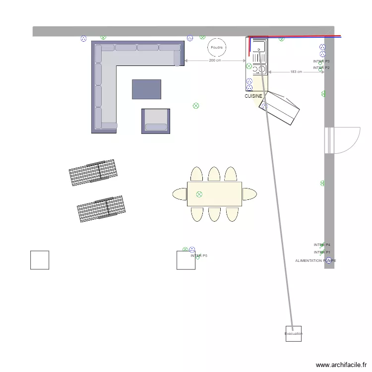 Pr&eacute;au. Plan de 