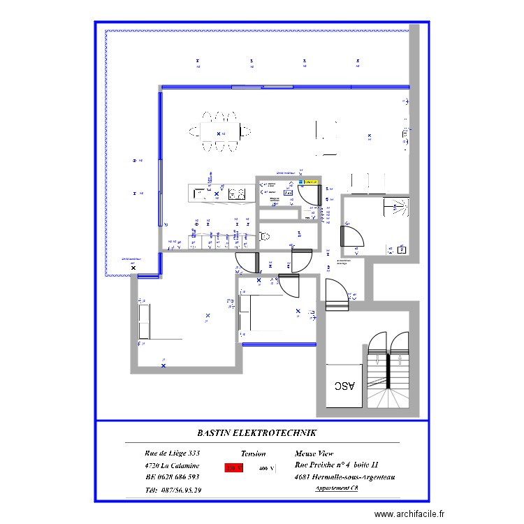 Meuse View C8 réception. Plan de 0 pièce et 0 m2