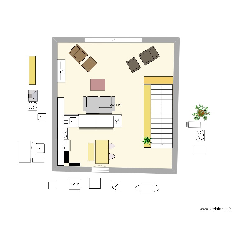 Grrr cuisine 2023 - 11 four tout à fait à droite. Plan de 0 pièce et 0 m2