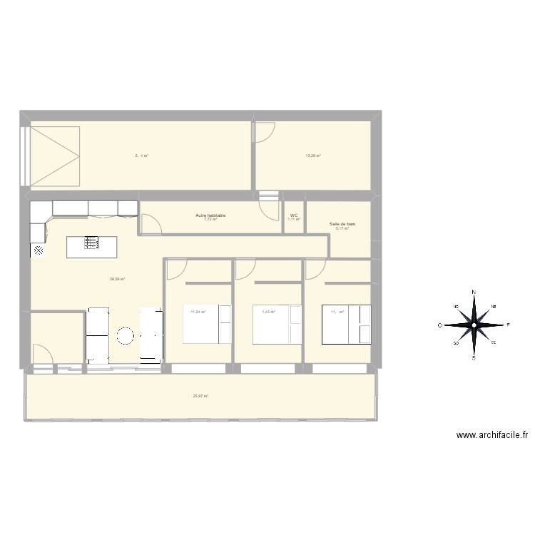 MAISON HIKARI. Plan de 10 pièces et 152 m2
