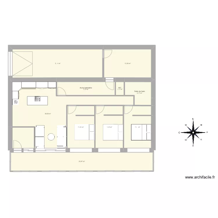 MAISON HIKARI. Plan de 