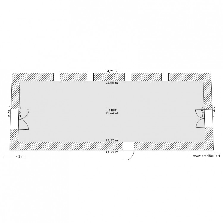plan cellier. Plan de 0 pièce et 0 m2