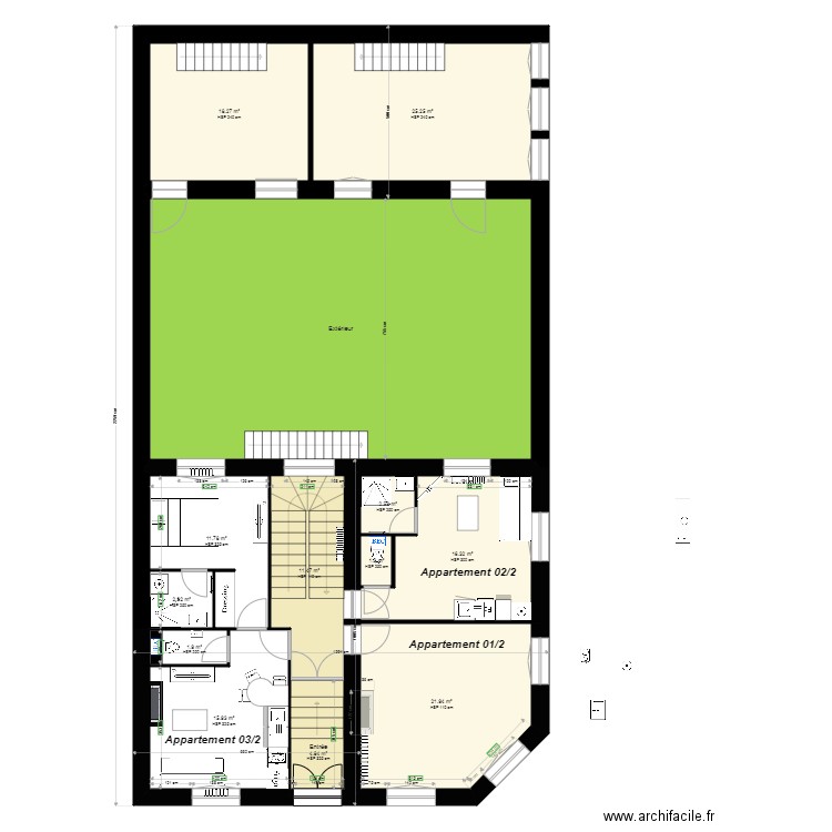 NATIONALE V3 9 apparts. Plan de 0 pièce et 0 m2