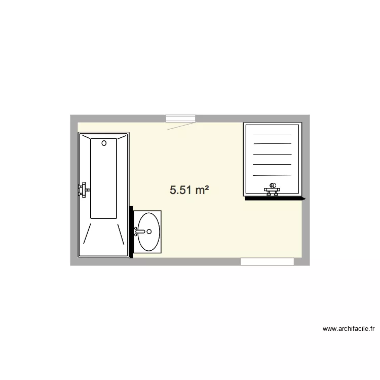 couturier. Plan de 