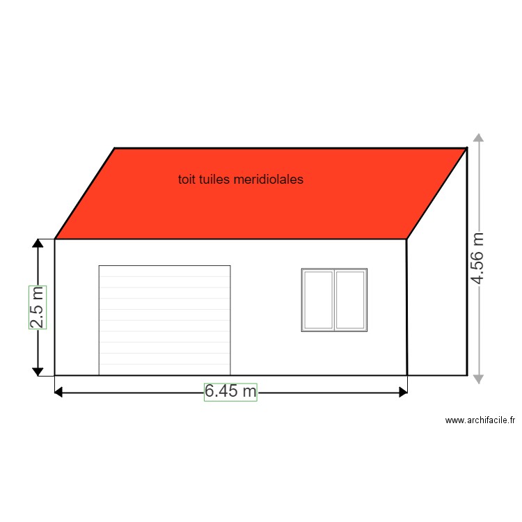 garage et abri bois. Plan de 0 pièce et 0 m2