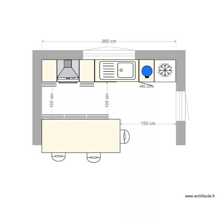 CUISINE 1 2. Plan de CUISINE 1 2. Plan de