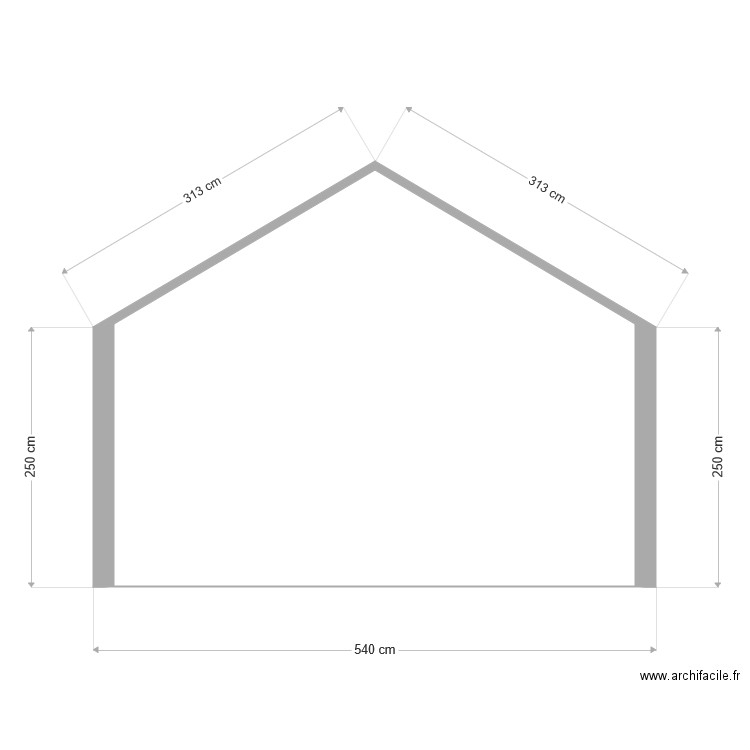 garage. Plan de 0 pièce et 0 m2