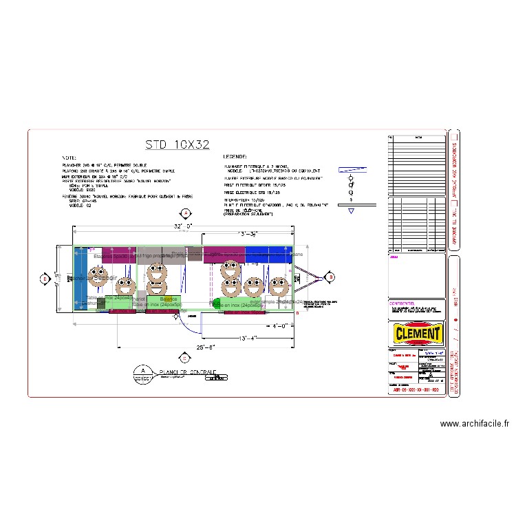 10x32 par Samuel. Plan de 0 pièce et 0 m2