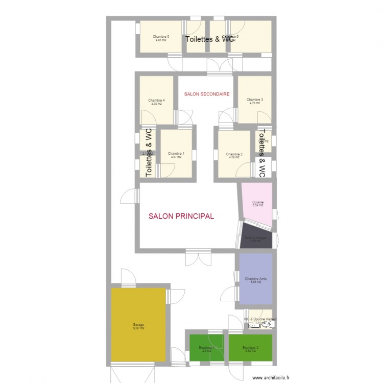 Maison YAYA. Plan de 0 pièce et 0 m2
