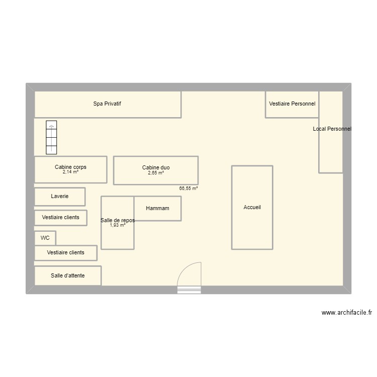 Plan institut dossier vente. Plan de 0 pièce et 0 m2