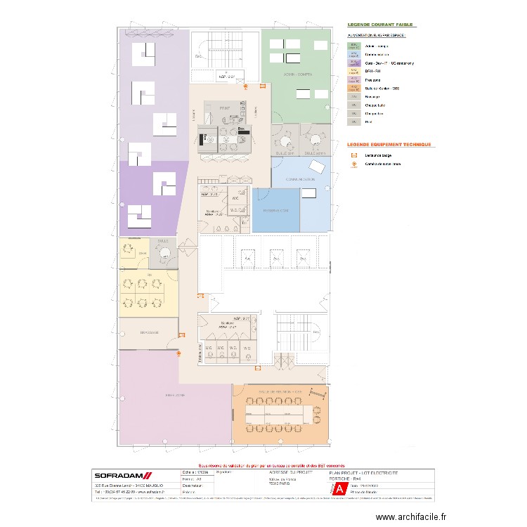 IMPLANTATION DU 4eme. Plan de 0 pièce et 0 m2