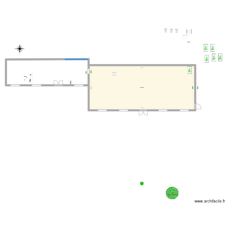 RA9 2.0 BASE. Plan de 1 pièce et 132 m2