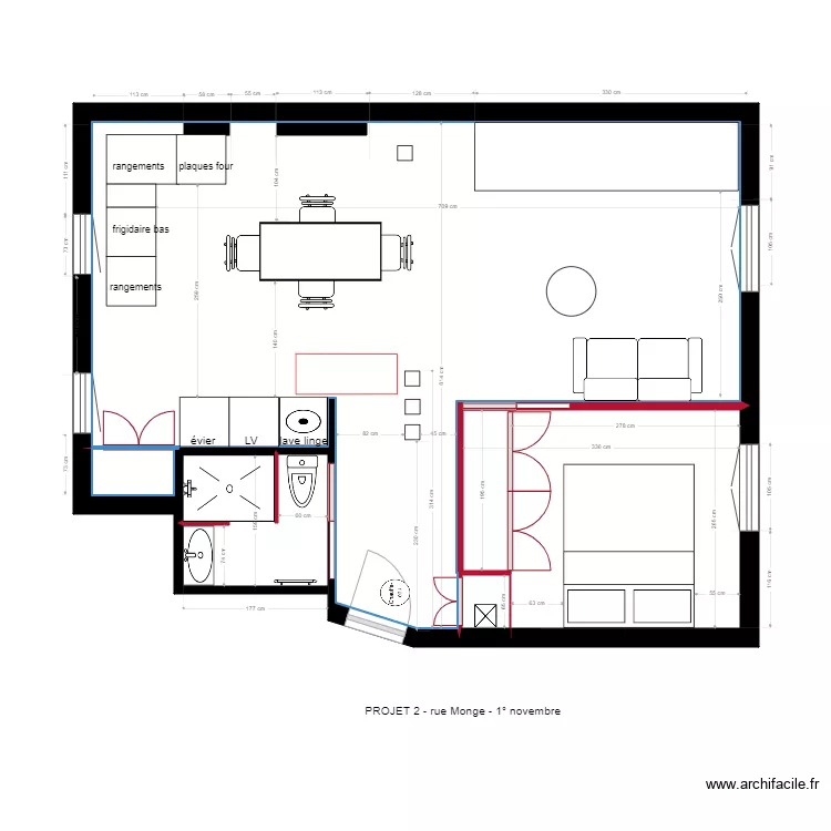  monge projet 3 1 novembre. Plan de 