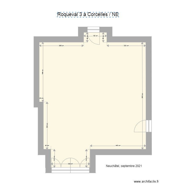 1a plan au sol. Plan de 0 pièce et 0 m2