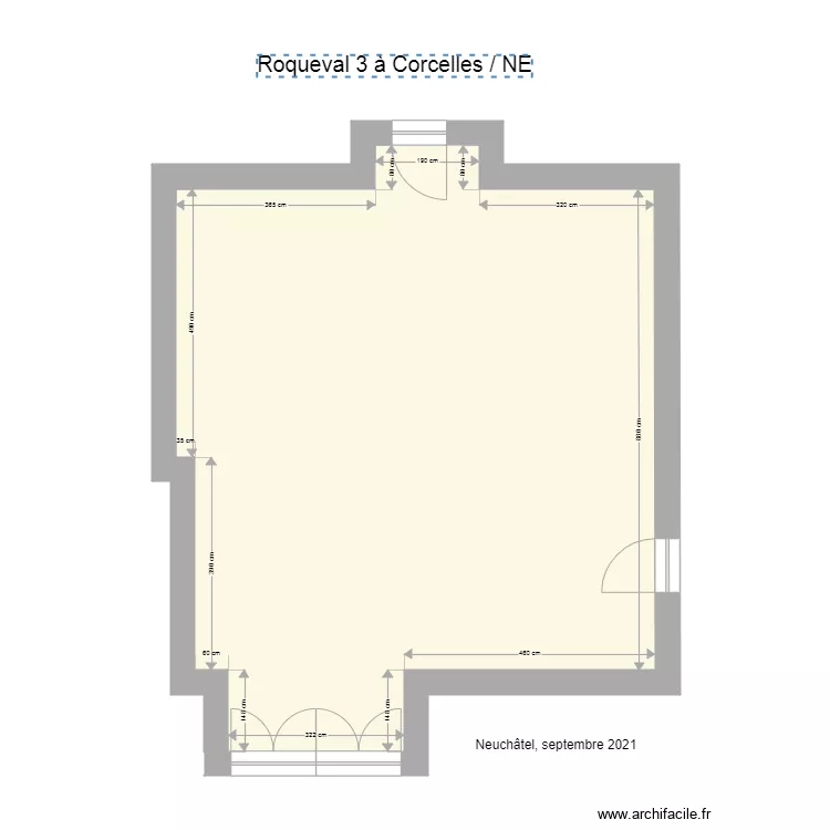 1a plan au sol. Plan de 