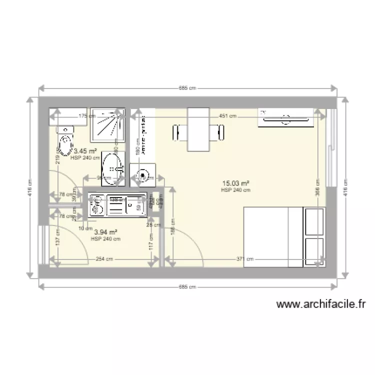 Felicit&eacute; AP1. Plan de 