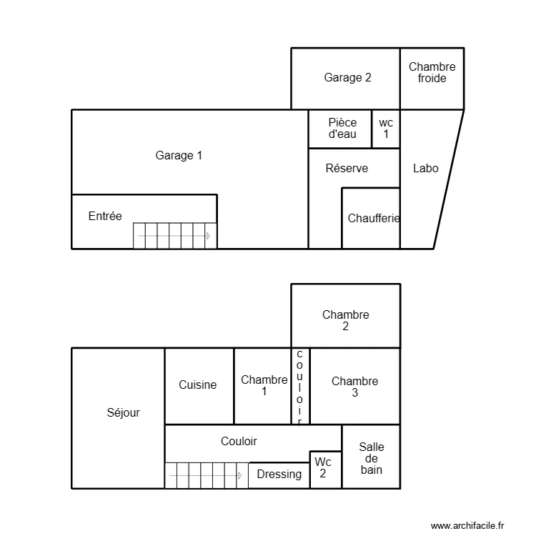 QUIMPER CARIOU MARCEL. Plan de 