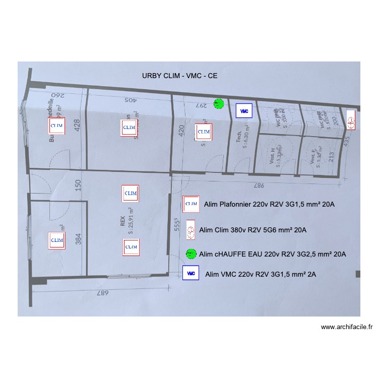 URBY CLIM VMC CE. Plan de 0 pièce et 0 m2