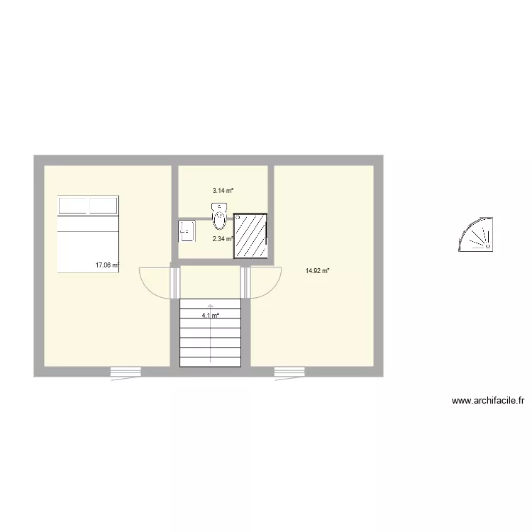 &eacute;tage journiac. Plan de 