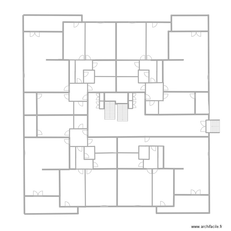 CARDALINO Rdc1. Plan de 6 pièces et 107 m2