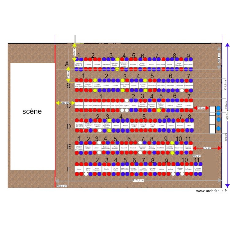 Table 24 sept 22 disco 80. Plan de 0 pièce et 0 m2