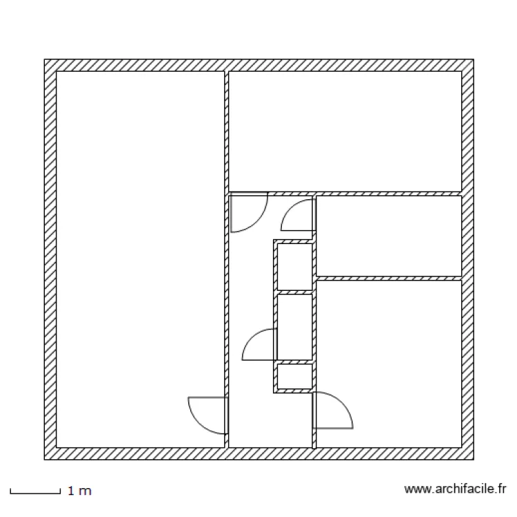 Maison Thierry. Plan de 