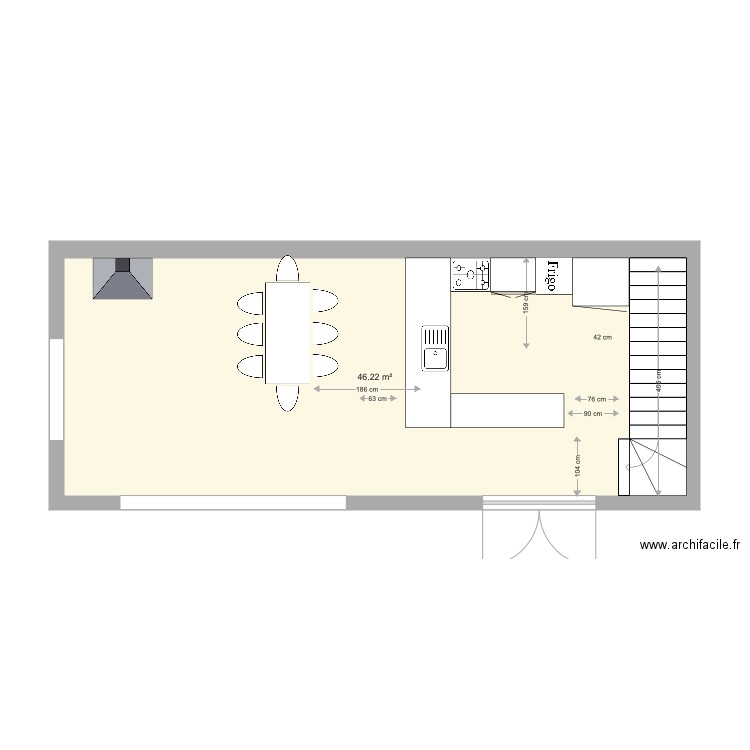 MAS 1 et 2 cuisine  séjour 4. Plan de 0 pièce et 0 m2