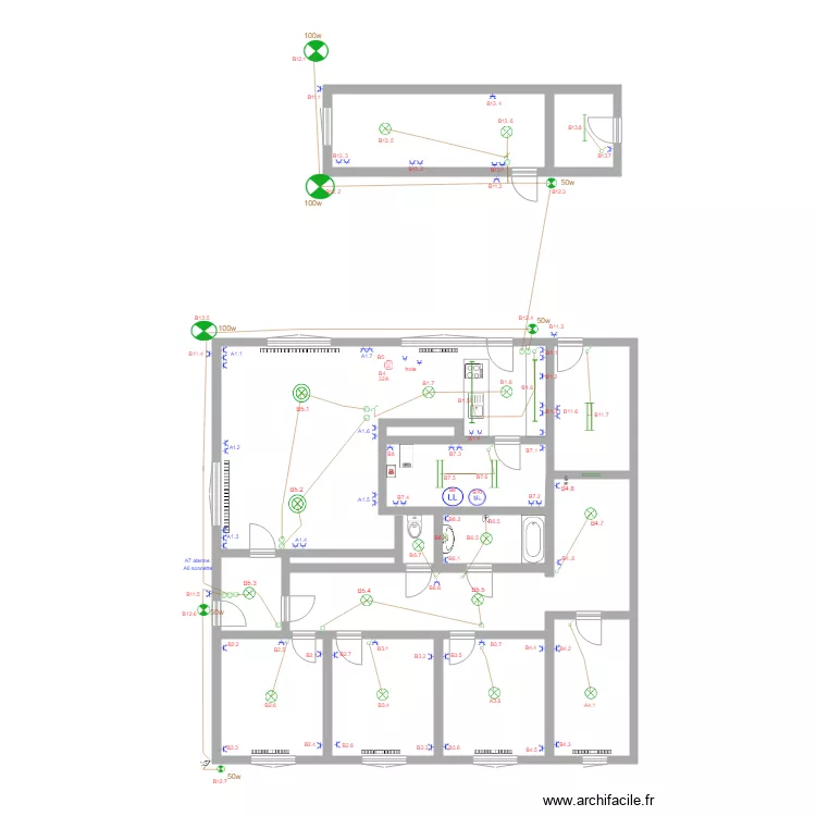 implantation electricte 21 10. Plan de implantation electricte 21 10. Plan de