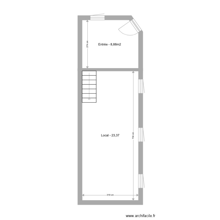 timbaud eactuel. Plan de 0 pièce et 0 m2