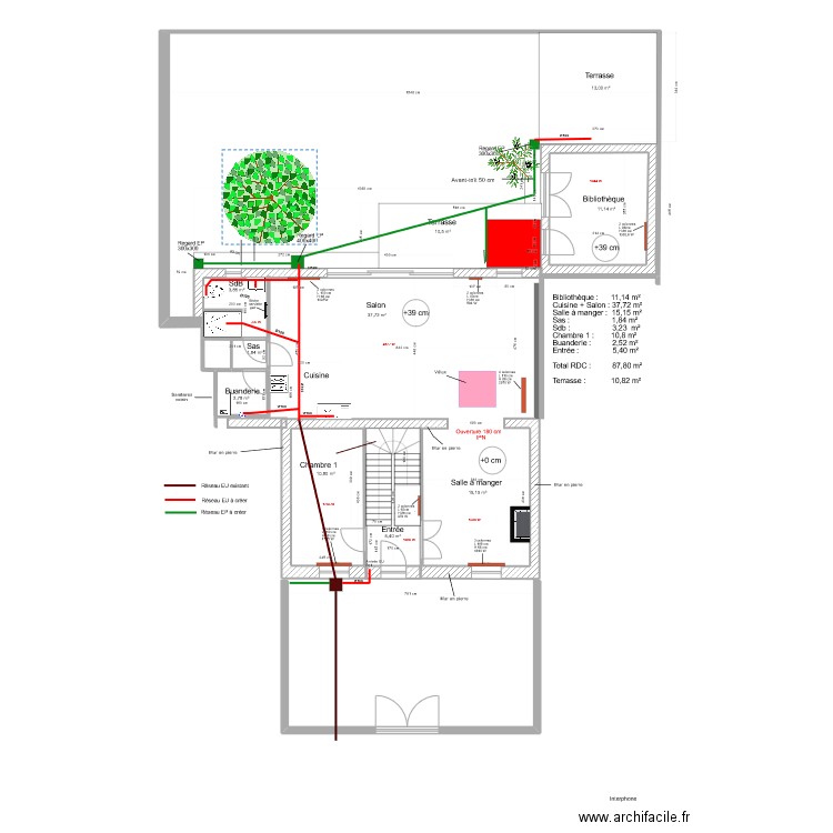 doumerc 2 travaux 7. Plan de 3 pièces et 22 m2