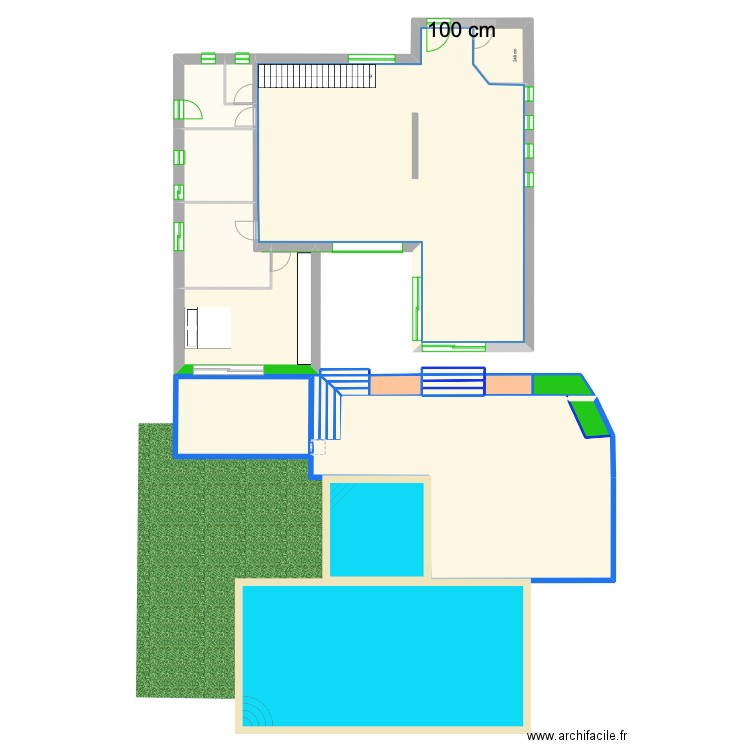MAISON NEX 3. Plan de 24 pièces et 266 m2