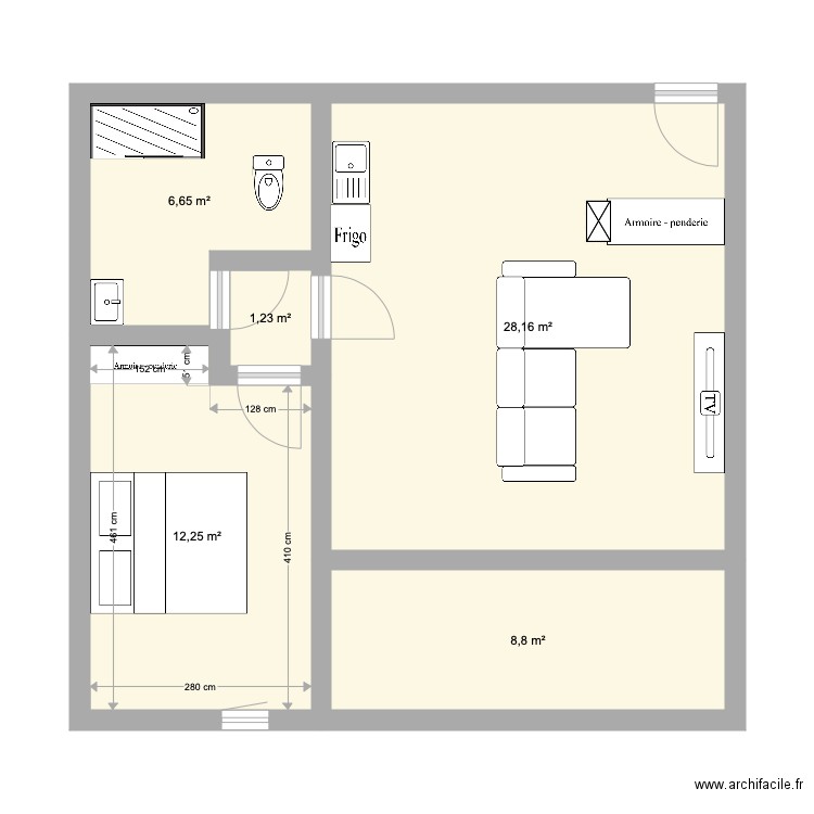 T2SSS. Plan de 0 pièce et 0 m2