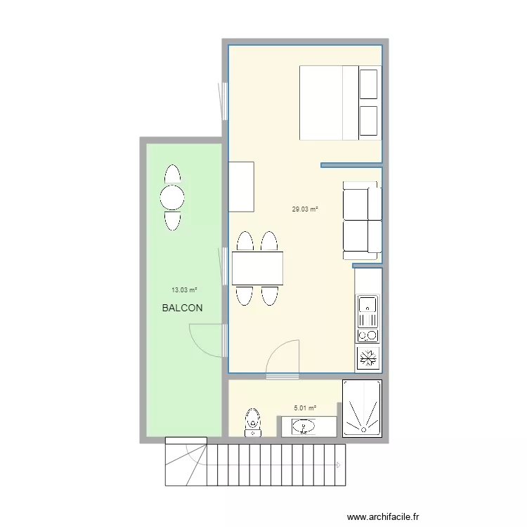 Gite GAUGUIN. Plan de 