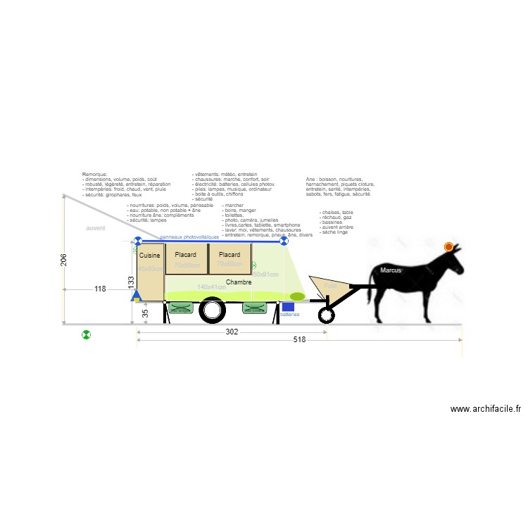 Remorque 07. Plan de 0 pièce et 0 m2